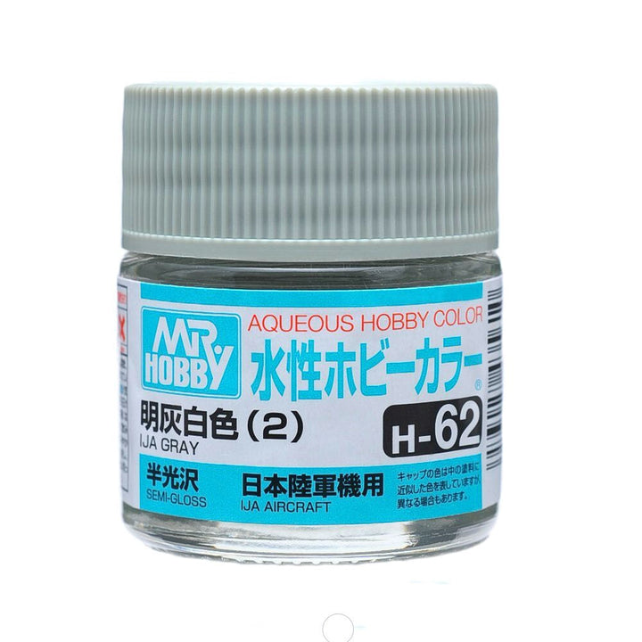 Mr Hobby AQUEOUS HOBBY COLOR - H62 SEMI-GLOSS IJA GRAY (IJN AIRCRAFT) | 4973028738933