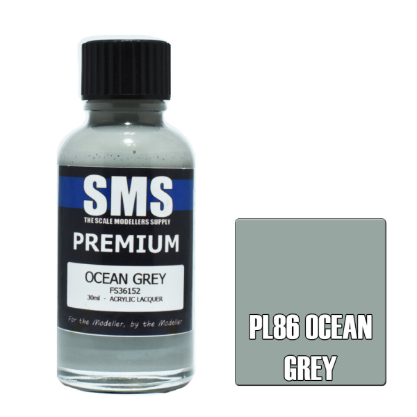 The Scale Modellers Supply (SMS) Premium OCEAN GREY FS36152 30ml | 707959822409
