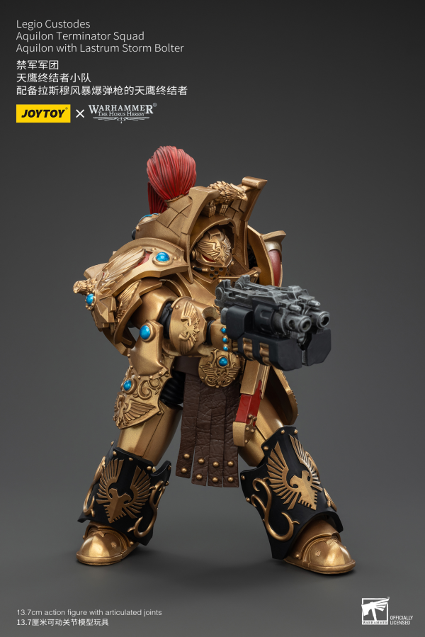 JOYTOY Legio Custodes Aquilon Terminator Squad Aquilon with Lastrum Storm Bolter | 6927054400744