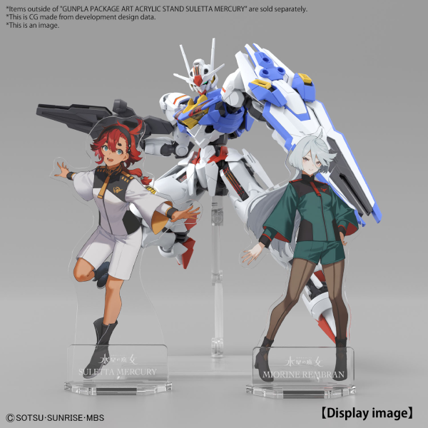 GUNPLA PACKAGE ART ACRYLIC STAND (SULETTA X6 MIORINE x4) | 4573102656063