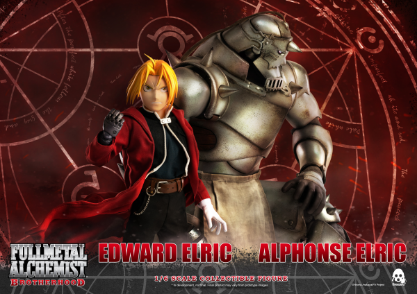 threezero Fullmetal Alchemist: Brotherhood - FigZero 1/6 Edward Elric + Alphonse Elric Twin-Pack | 4895250812307