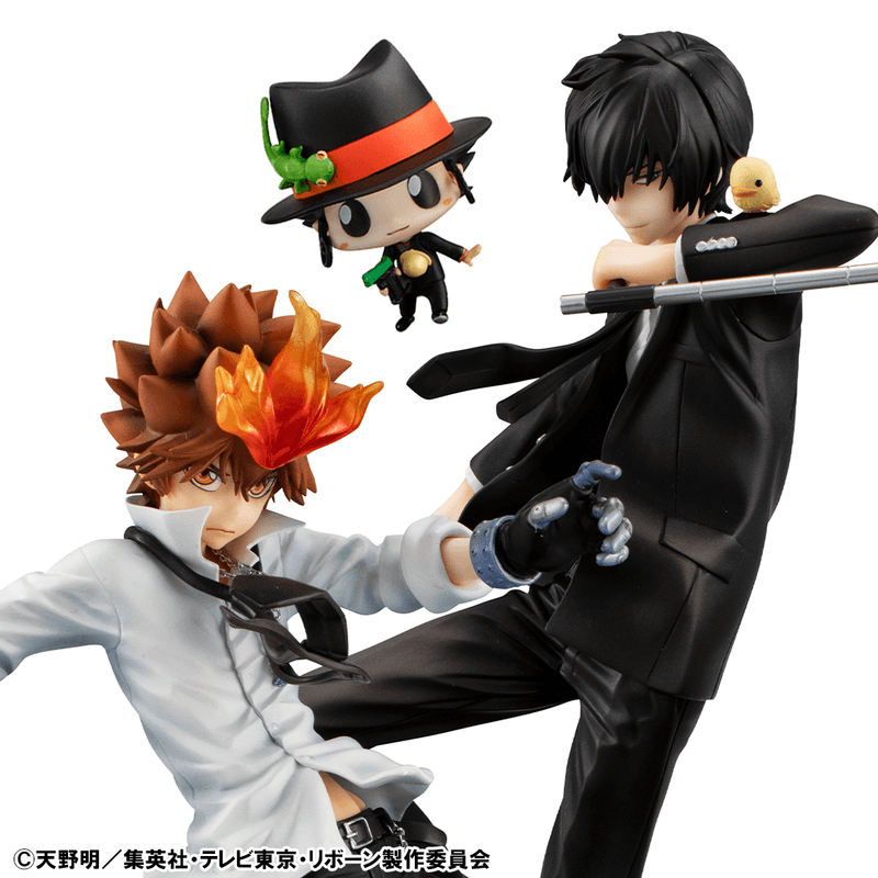 TAITO G.E.M. Series Katekyo Hitman Reborn! Tsunayoshi Sawada & Kyoya Hibari & Reborn set (Repeat) | 4535123845635