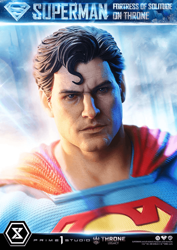 Prime 1 Studio Throne Legacy Superman (Comics) Superman Fortress of Solitude on Throne (Design by Gabriele Dell'Otto) Ultimate Bonus Version | 4582647122162