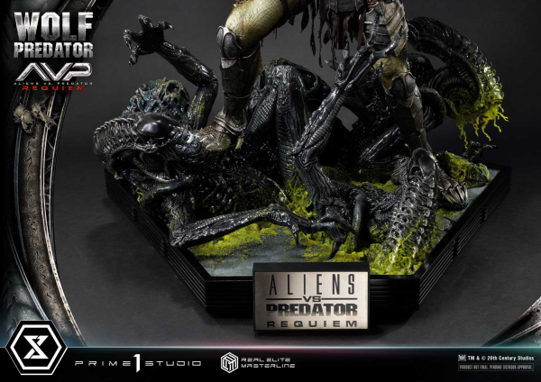 Prime 1 Studio Real Elite Masterline Aliens vs. Predator: Requiem Wolf Predator DX Bonus Version | 4582647121646
