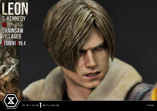 Prime 1 Studio Ultimate Premium Masterline Resident Evil 4 Leon S. Kennedy versus Chainsaw Villager | 4582647120878