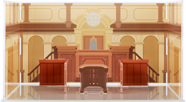 Ace Attorney Acrylic Diorama Background Courtroom | 4580590166219