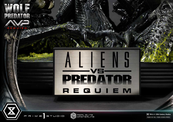 Prime 1 Studio Real Elite Masterline Aliens vs. Predator: Requiem Wolf Predator DX Bonus Version | 4582647121646