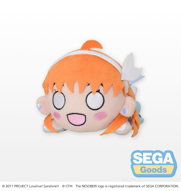 SEGA NESOBERI (Lay-Down) "Love Live Sunshine x Hatsune Miku" Plush "Chika Takami" (S) | 4580779523406