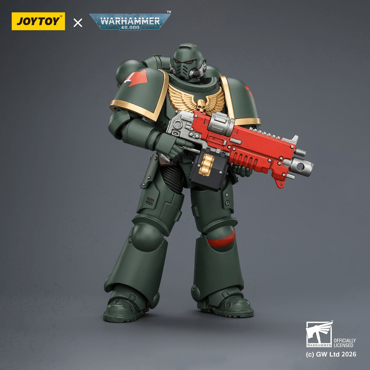 Dark Angels Intercessor with Bolt Rifle, Bolt Pistol and Chainsword | 6927054403868