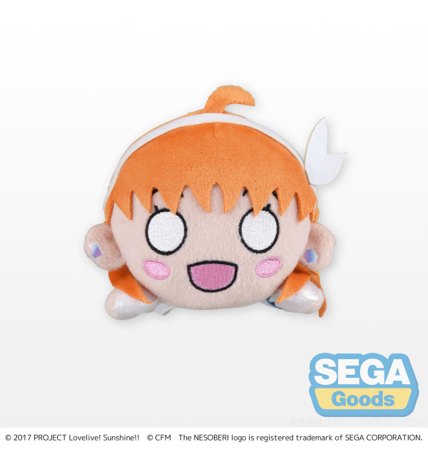 SEGA NESOBERI (Lay-Down) "Love Live Sunshine x Hatsune Miku" Plush "Chika Takami" (S)