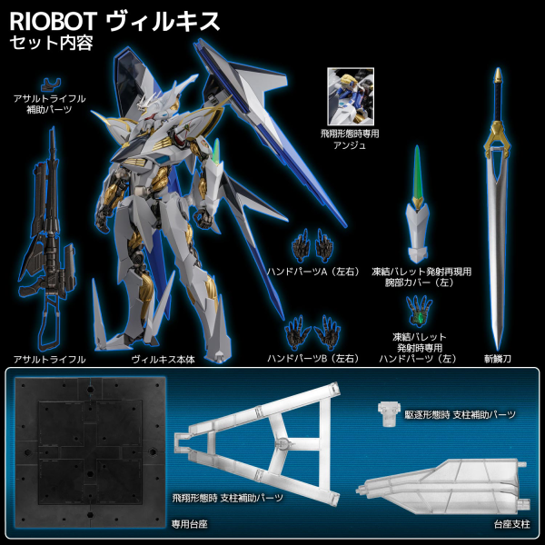 Sen-ti-nel Cross Ange: Rondo of Angel and Dragon RIOBOT Villkiss PX Previews Exclusive Action Figure | 4571335880781