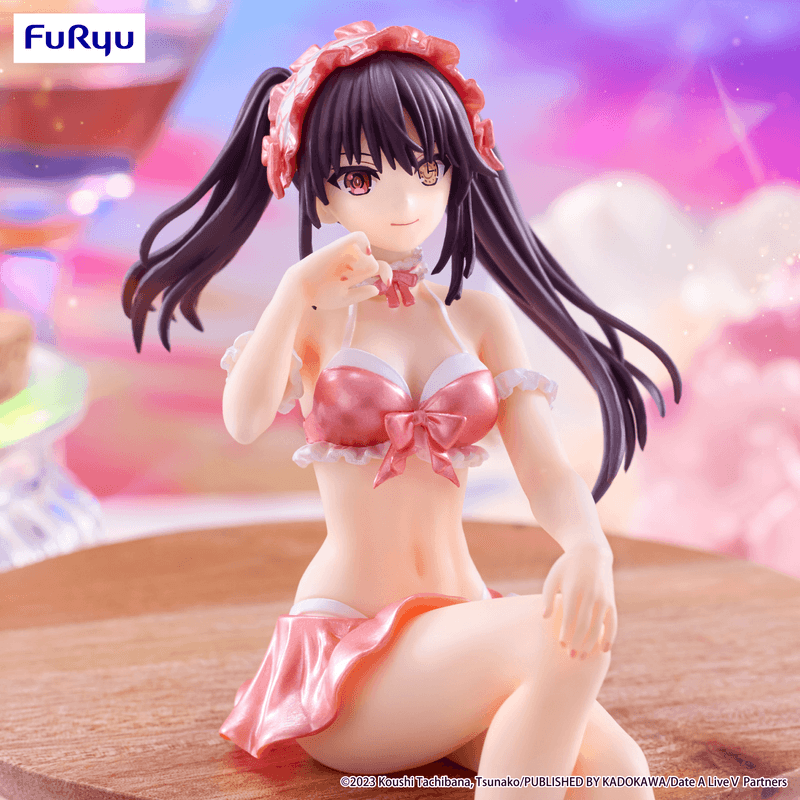 FuRyu Date A LiveⅤ Noodle Stopper Figure -Kurumi Tokisaki Swimsuit Pastel Red Color ver.- | 4571623506751