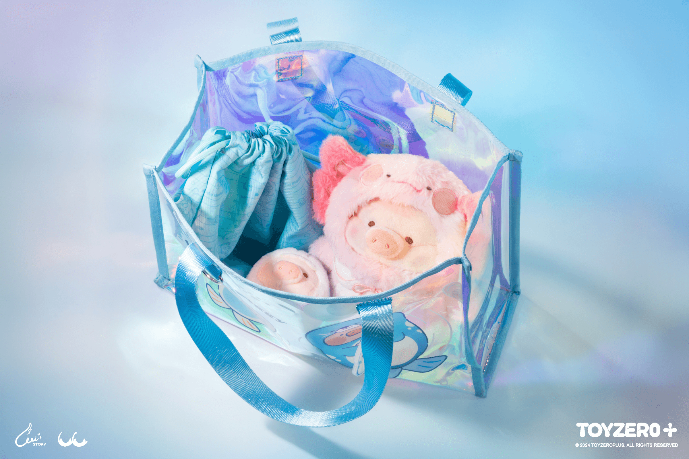 LuLu the Piggy Ocean - PVC Tote Bag (with rope bag) | 781005759291