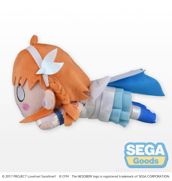 SEGA NESOBERI (Lay-Down) "Love Live Sunshine x Hatsune Miku" Plush "Chika Takami" (S) | 4580779523406