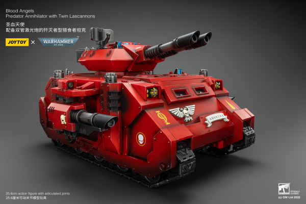 JOYTOY Blood Angels Predator Annihilator with Twin Lascannons | 6927054401499