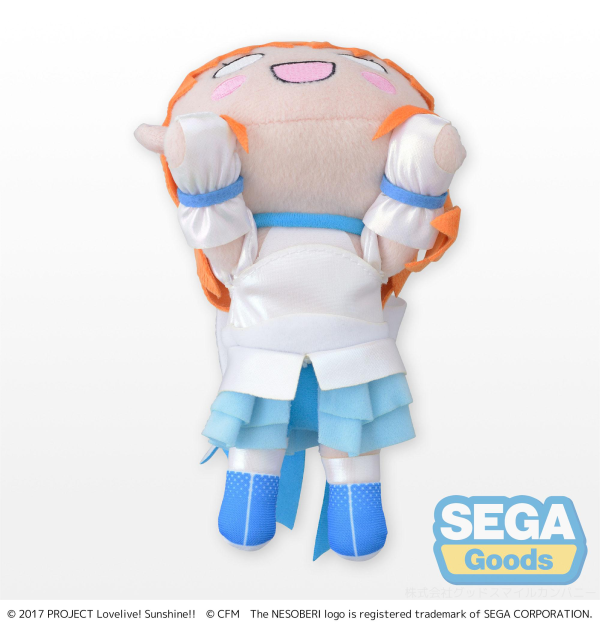 SEGA NESOBERI (Lay-Down) "Love Live Sunshine x Hatsune Miku" Plush "Chika Takami" (S)