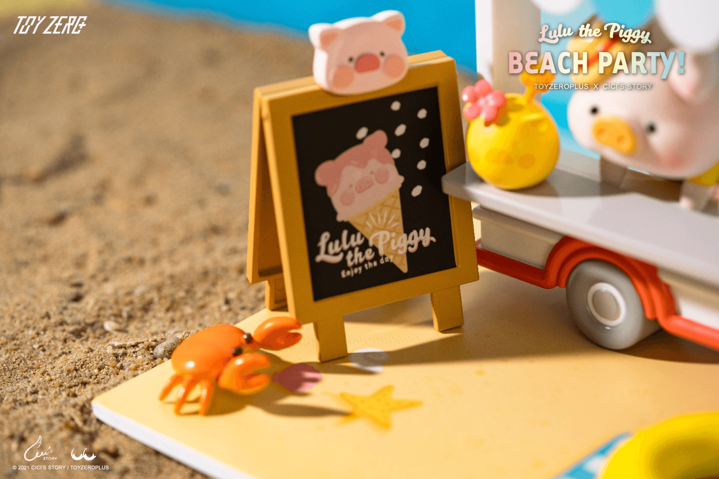 LuLu the Piggy - Beach Party Ice Cream Van Box Set | 794712788560