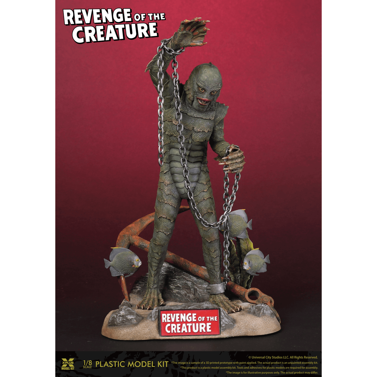 1/8 Scale Revenge of the Creature Plastic Model Kit