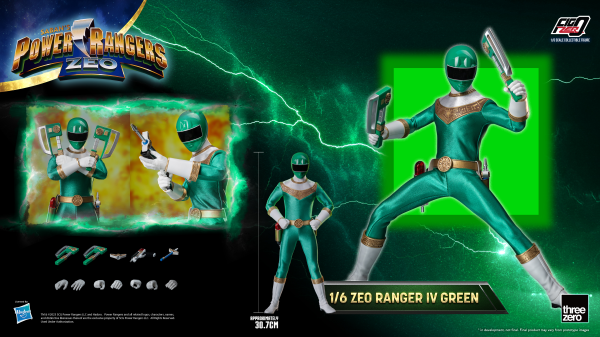 Three Zero Power Rangers Zeo - FigZero 1/6 Zeo Ranger IV Green | 4895250810402
