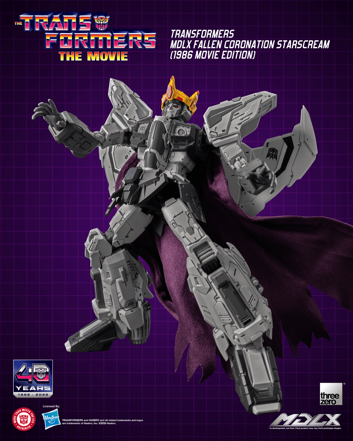 Transformers MDLX Fallen Coronation Starscream (1986 Movie Edition)