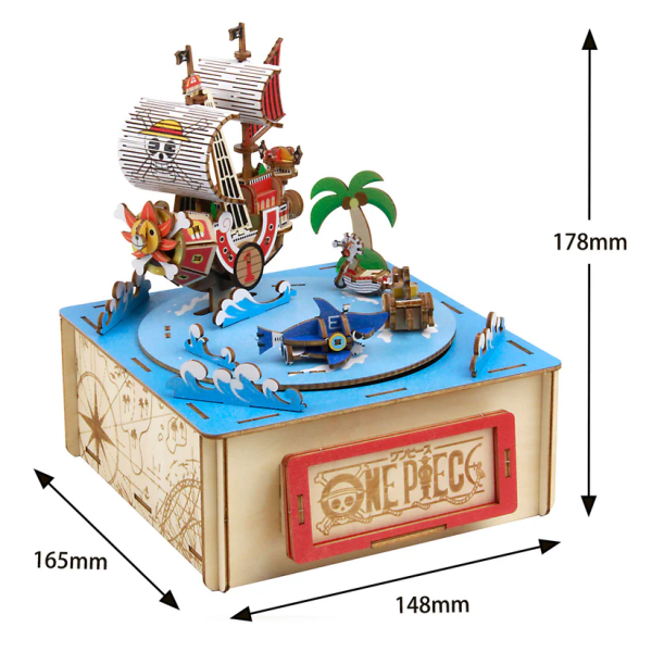 Azone ki-gu-mi ONE PIECE Straw Hat Crew with Music Box | 4580423525190