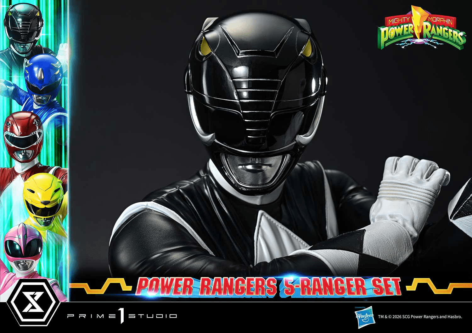 Premium Masterline Mighty Morphin Power Rangers Power Rangers 5-Ranger Set