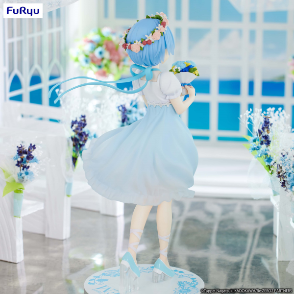 FURYU Corporation Re:ZERO -Starting Life in Another World- Trio-Try-iT Figure -Rem Bridesmaid- | 4582655073159