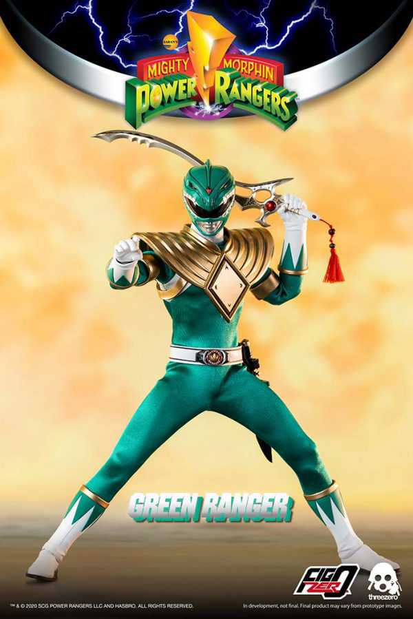 Three Zero Mighty Morphin Power Rangers - FigZero 1/6 Green Ranger | 4897056203181