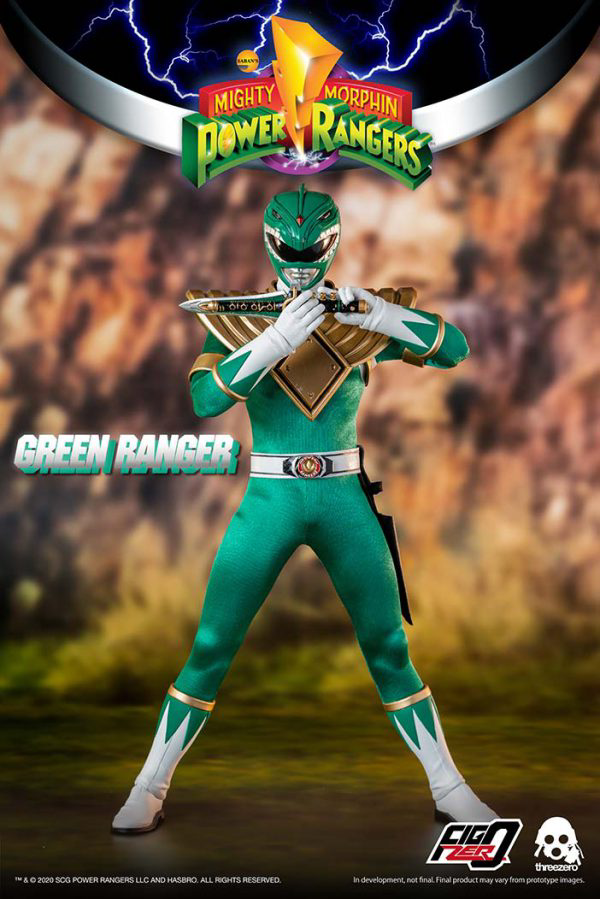 Three Zero Mighty Morphin Power Rangers - FigZero 1/6 Green Ranger | 4897056203181