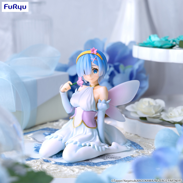 FURYU Corporation Re:ZERO -Starting Life in Another World- Noodle Stopper Figure -Rem Flower Fairy- | 4582655074828
