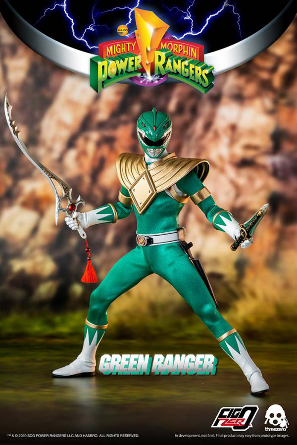 Three Zero Mighty Morphin Power Rangers - FigZero 1/6 Green Ranger | 4897056203181