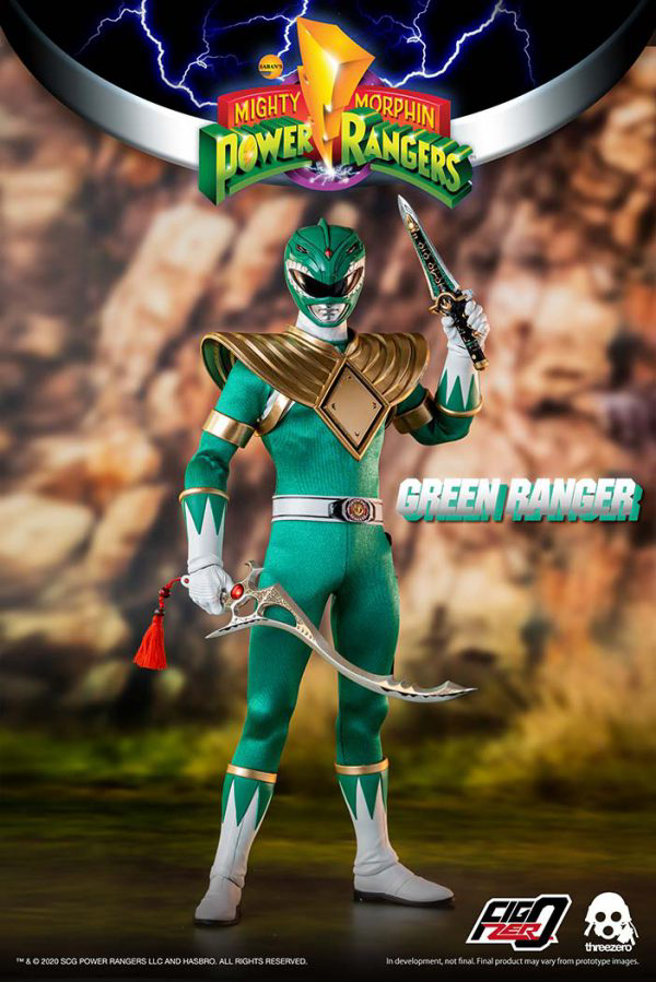 Three Zero Mighty Morphin Power Rangers - FigZero 1/6 Green Ranger | 4897056203181