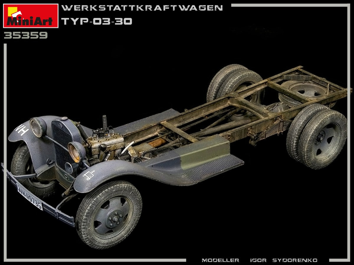 MiniArt 1/35 Werkstattkraftwagen Typ-03-30 1/35 Scale | 4820183313386