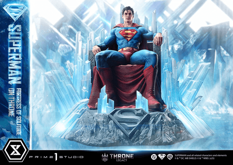Prime 1 Studio Throne Legacy Superman (Comics) Superman Fortress of Solitude on Throne (Design by Gabriele Dell'Otto) Ultimate Bonus Version | 4582647122162