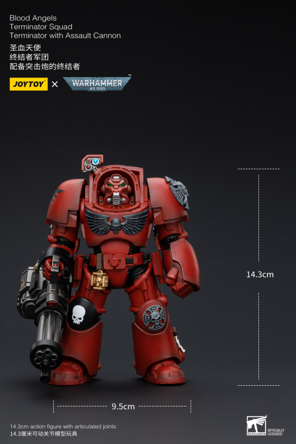Joy Toy Blood Angels Terminator Squad Terminator with Assault Cannon | 6973130375949