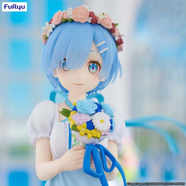 FURYU Corporation Re:ZERO -Starting Life in Another World- Trio-Try-iT Figure -Rem Bridesmaid- | 4582655073159