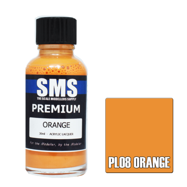 The Scale Modellers Supply (SMS) Premium ORANGE 30ml | 707959820894