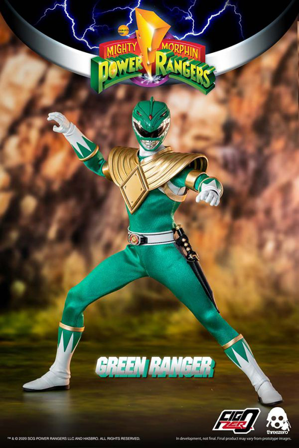 Three Zero Mighty Morphin Power Rangers - FigZero 1/6 Green Ranger | 4897056203181