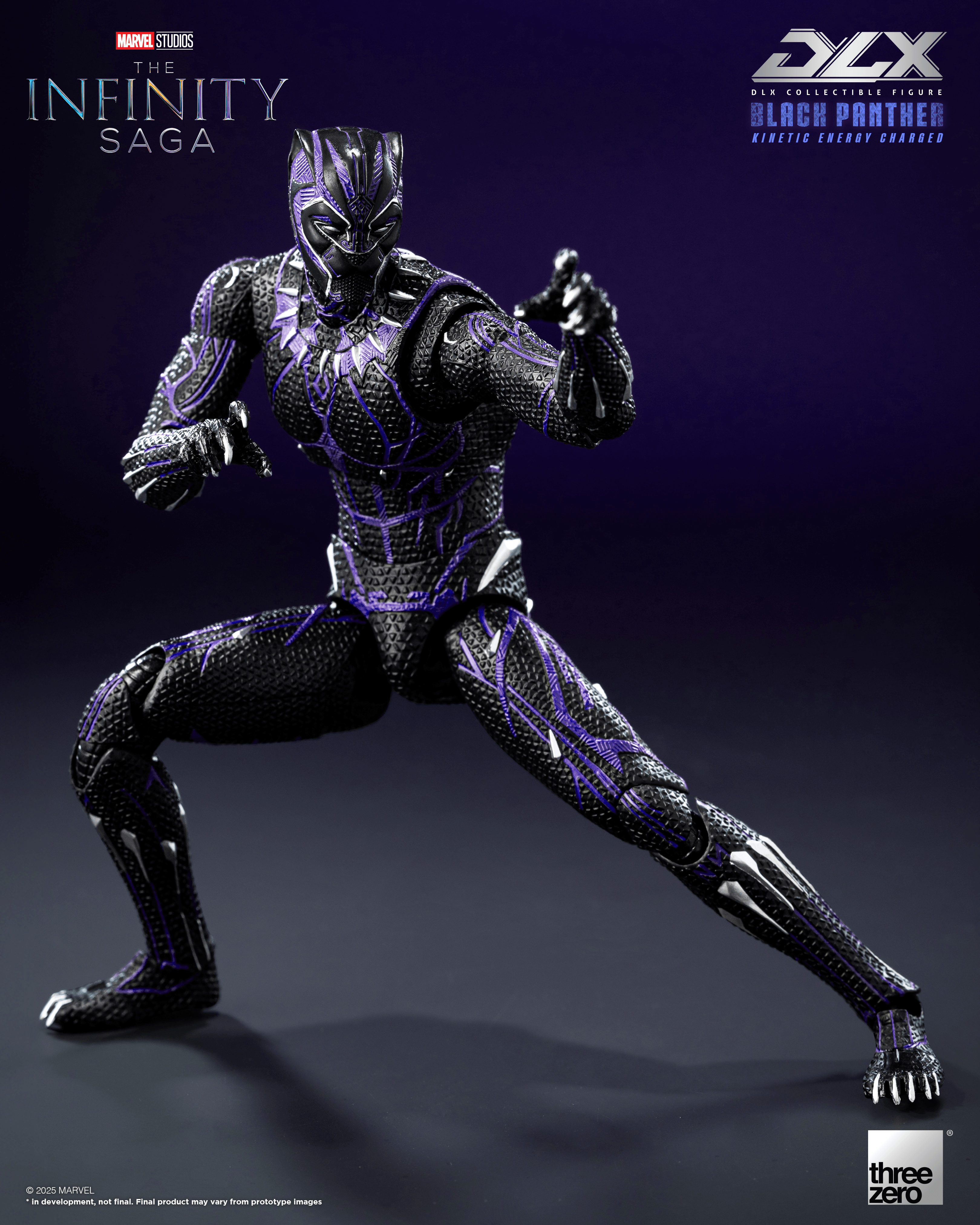 Marvel Studios: The Infinity Saga- DLX Black Panther (Kinetic Energy Charged) | 4895250819429