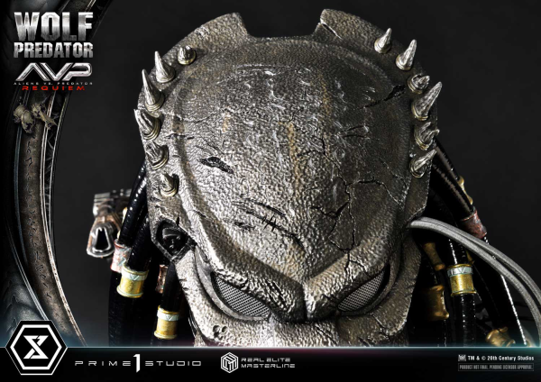 Prime 1 Studio Real Elite Masterline Aliens vs. Predator: Requiem Wolf Predator DX Bonus Version | 4582647121646