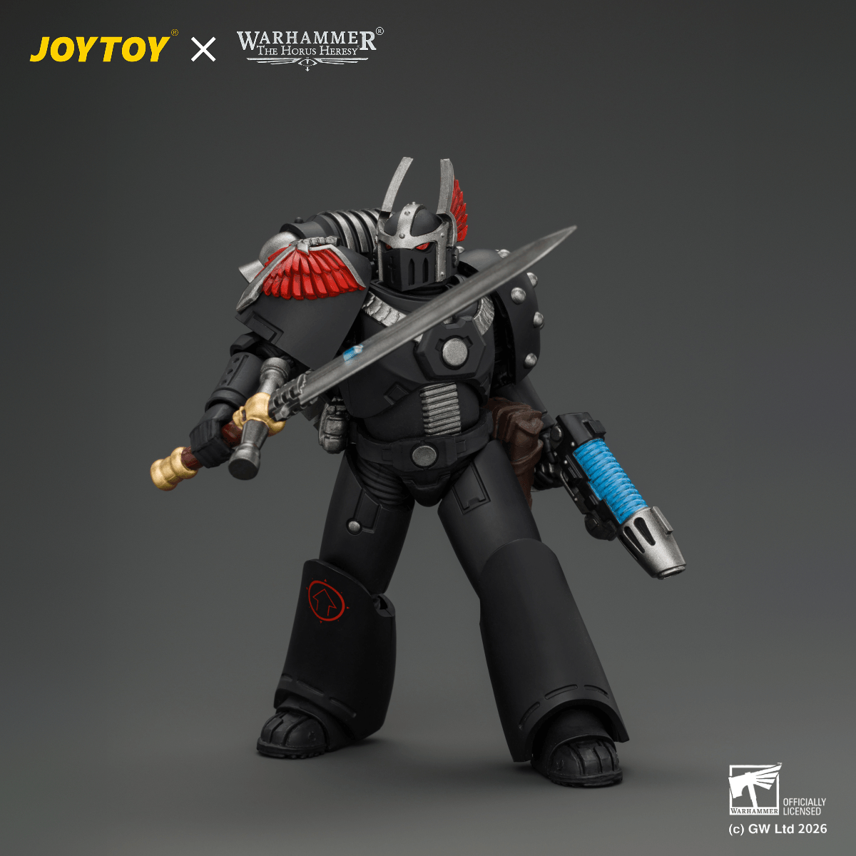 Dark Angels MKVI Tactical Sergeant with Power Sword and Plasma Pistol