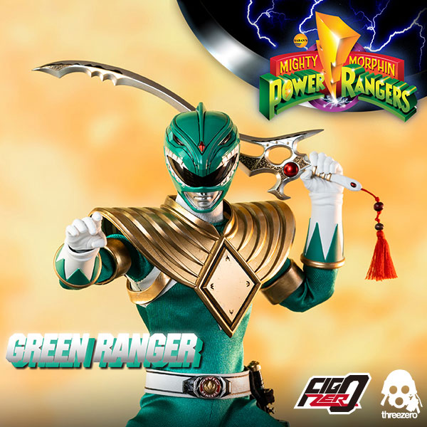 Three Zero Mighty Morphin Power Rangers - FigZero 1/6 Green Ranger | 4897056203181