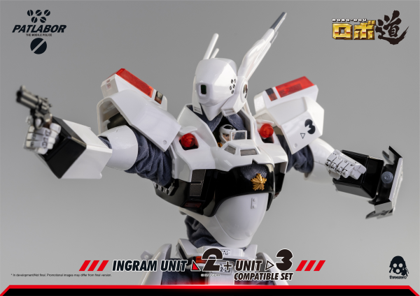 threezero Mobile Police Patlabor - ROBO‐DOU Ingram Unit 2 + Unit 3 Compatible Set | 4897056202429