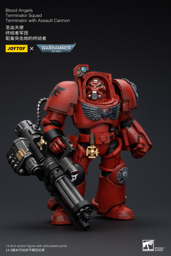Joy Toy Blood Angels Terminator Squad Terminator with Assault Cannon | 6973130375949