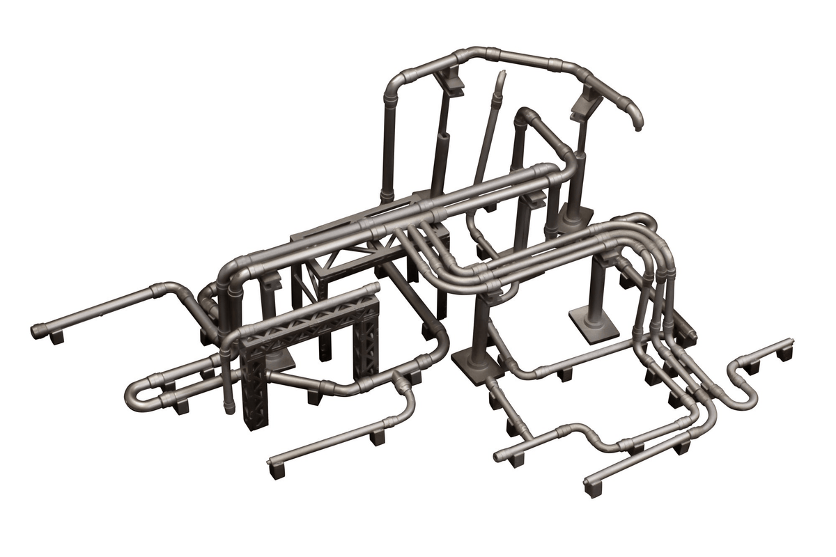1/150 Scale Structure Kit "Plumbing Set"