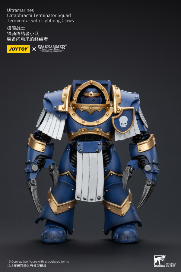 Joy Toy Ultramarines Cataphractii Terminator Squad Terminator with Lightning Claws | 6973130377394