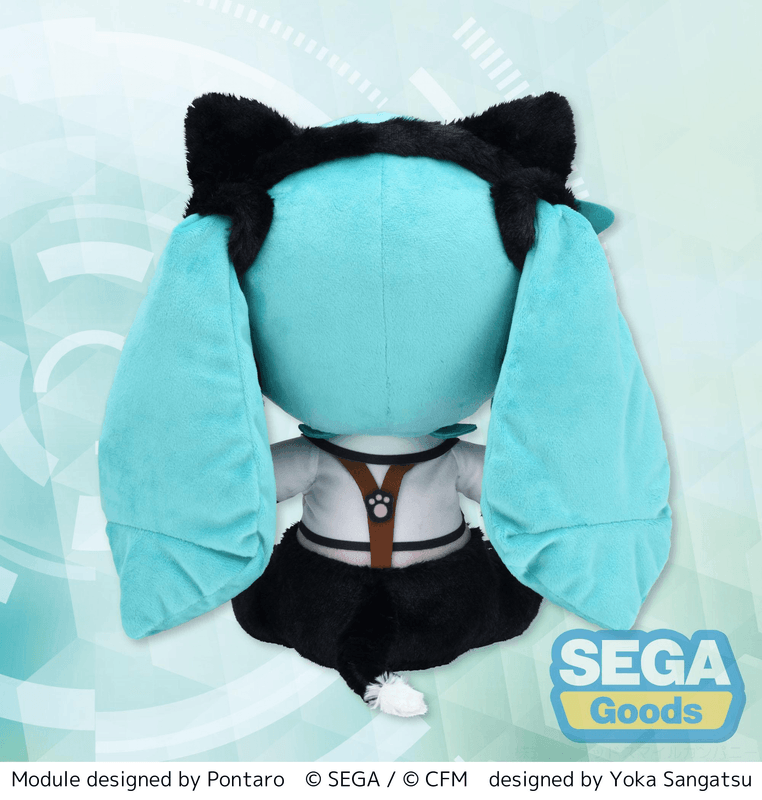 SEGA fuwa petit Hatsune Miku: Project DIVA Arcade Future Tone LL Plush Hatsune Miku - Kitty Cat | 4582733458311