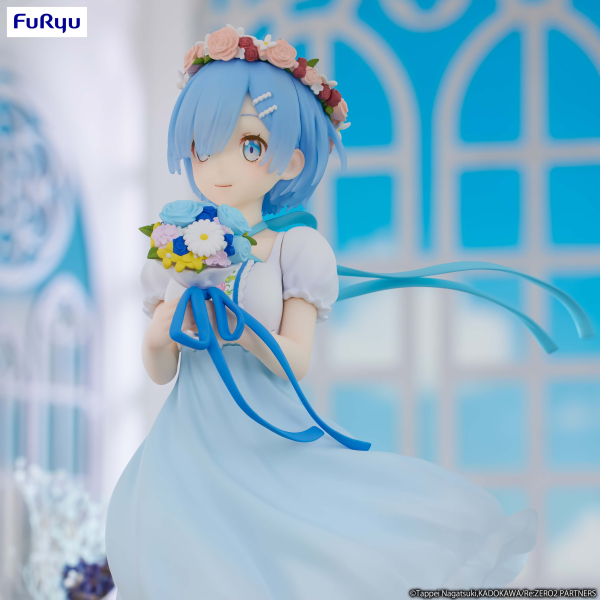 FURYU Corporation Re:ZERO -Starting Life in Another World- Trio-Try-iT Figure -Rem Bridesmaid- | 4582655073159