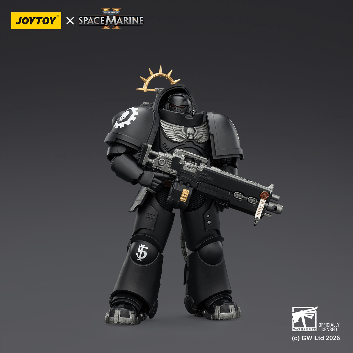 Game Edition Iron Hands Heavy Intercessor with Heavy Bolt Rifle and Bolt Pistol | 6927054403714