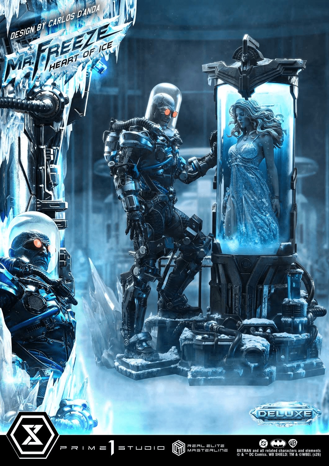 Real Elite Masterline Batman (Comics) Mr. Freeze Heart of Ice (Design by Carlos D'Anda) DX Bonus Version